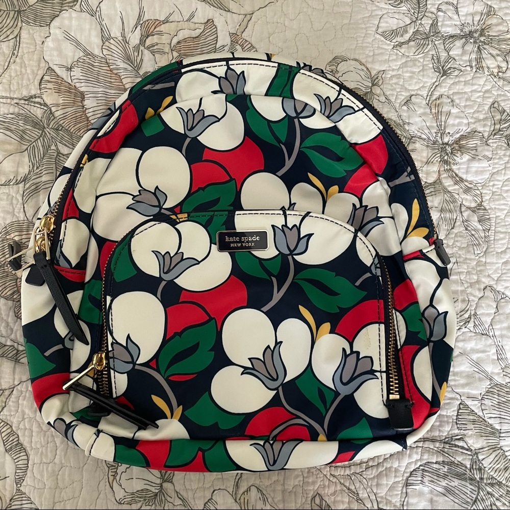 Kate spade New York floral backpack medium